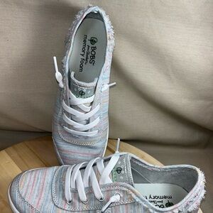 BOBS from Skechers Multicolor Striped Sneakers